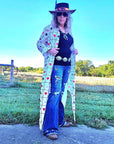 Baha Ranch Viva Las Vegas Rodeo Women's Western Duster Dress