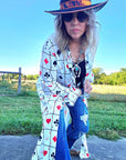 Baha Ranch Viva Las Vegas Rodeo Women's Western Duster Dress