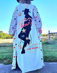 Baha Ranch Viva Las Vegas Rodeo Women's Western Duster Dress