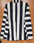 Baha Ranch BeetleJuice Prison Stripe Blazer Women's