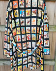 Baha Ranch Vintage Cowboy Collage Western Robe
