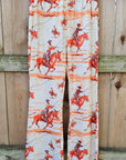 Baha Ranch Retro Western Flare Pants