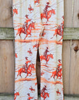 Baha Ranch Retro Western Flare Pants