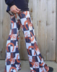Baha Ranch Checkered Rodeo Flare Pants