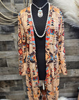 Baha Ranch Sahara Aztec Lightweight Cardigan