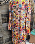 Baha Ranch Vintage Rodeo Poster Lightweight Cardigan