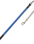 ExionPro Duo-Tone Leather Lead with Chain - Blue