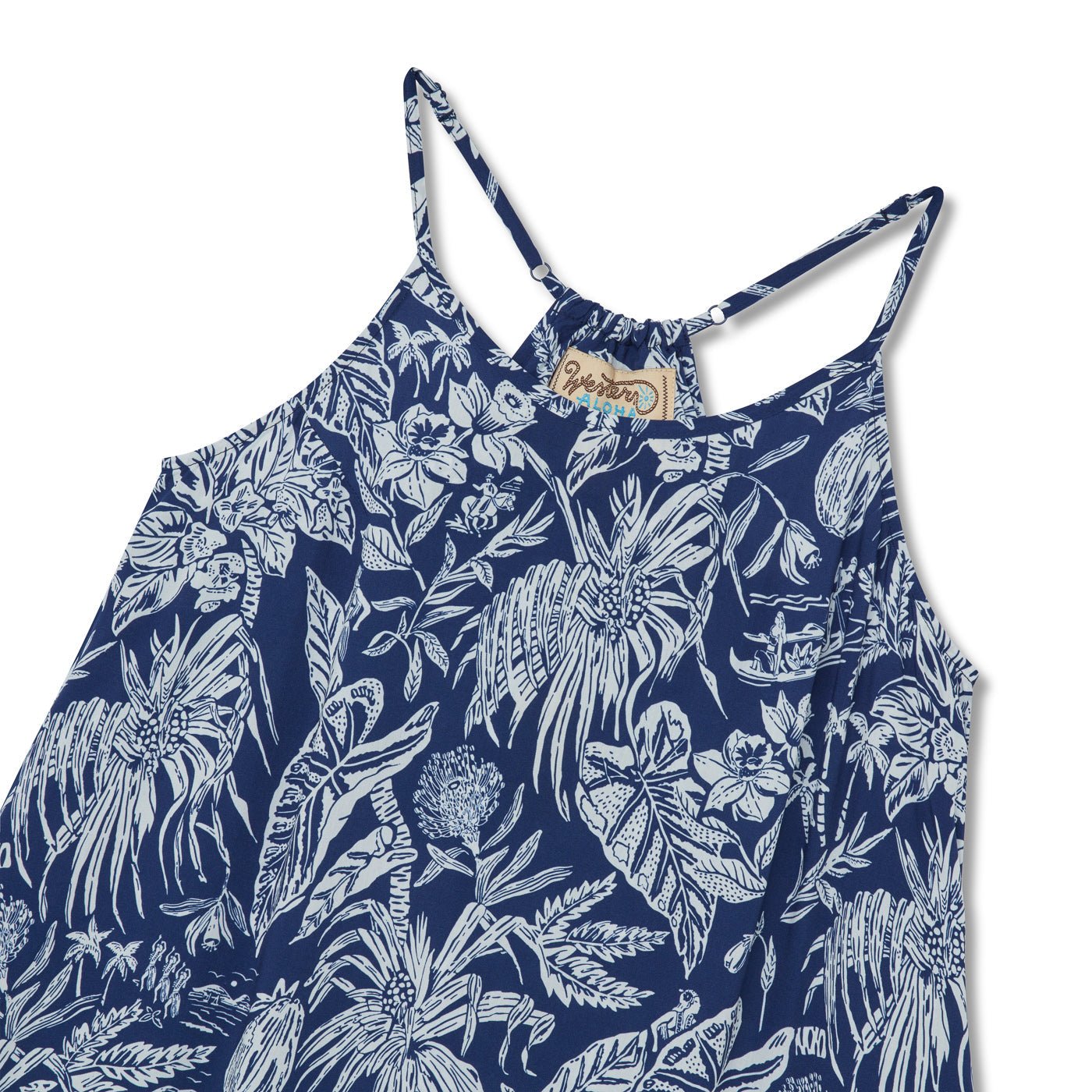 Floral Aloha Dress With Vintage Hawaiian Motifs And Versatility