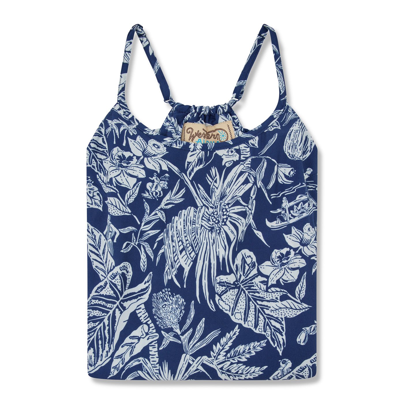 Floral Aloha Dress With Vintage Hawaiian Motifs And Versatility