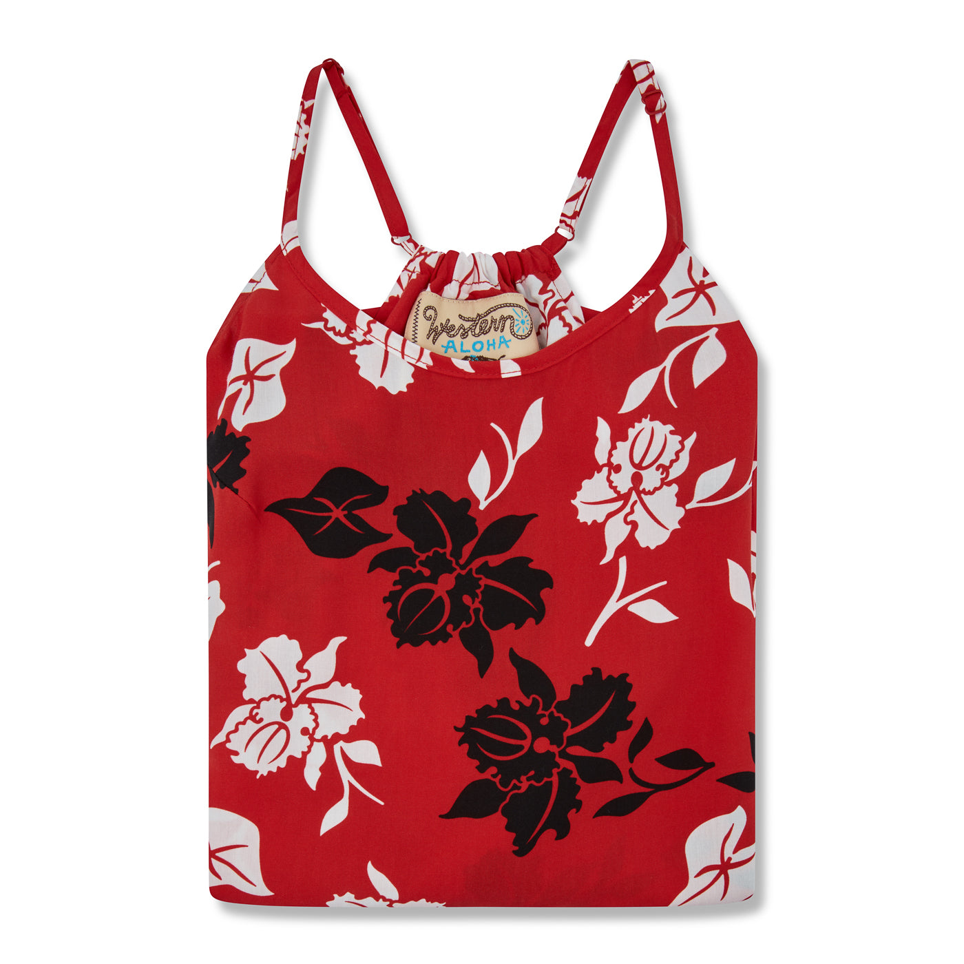 Floral Orchid Pareu Sundress With Pockets And Adjustable Straps