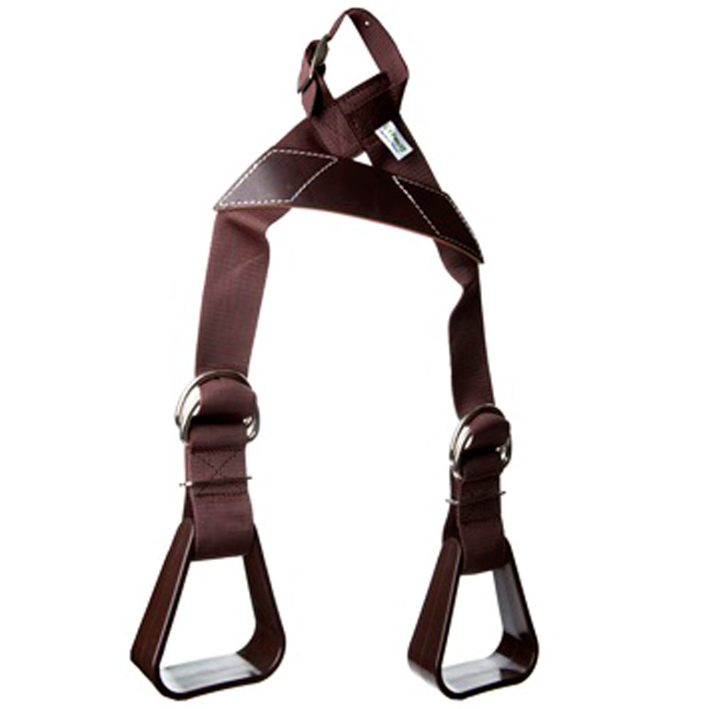 Hilason Western Kid Nylon Leather Buddy Slip-On Stirrups