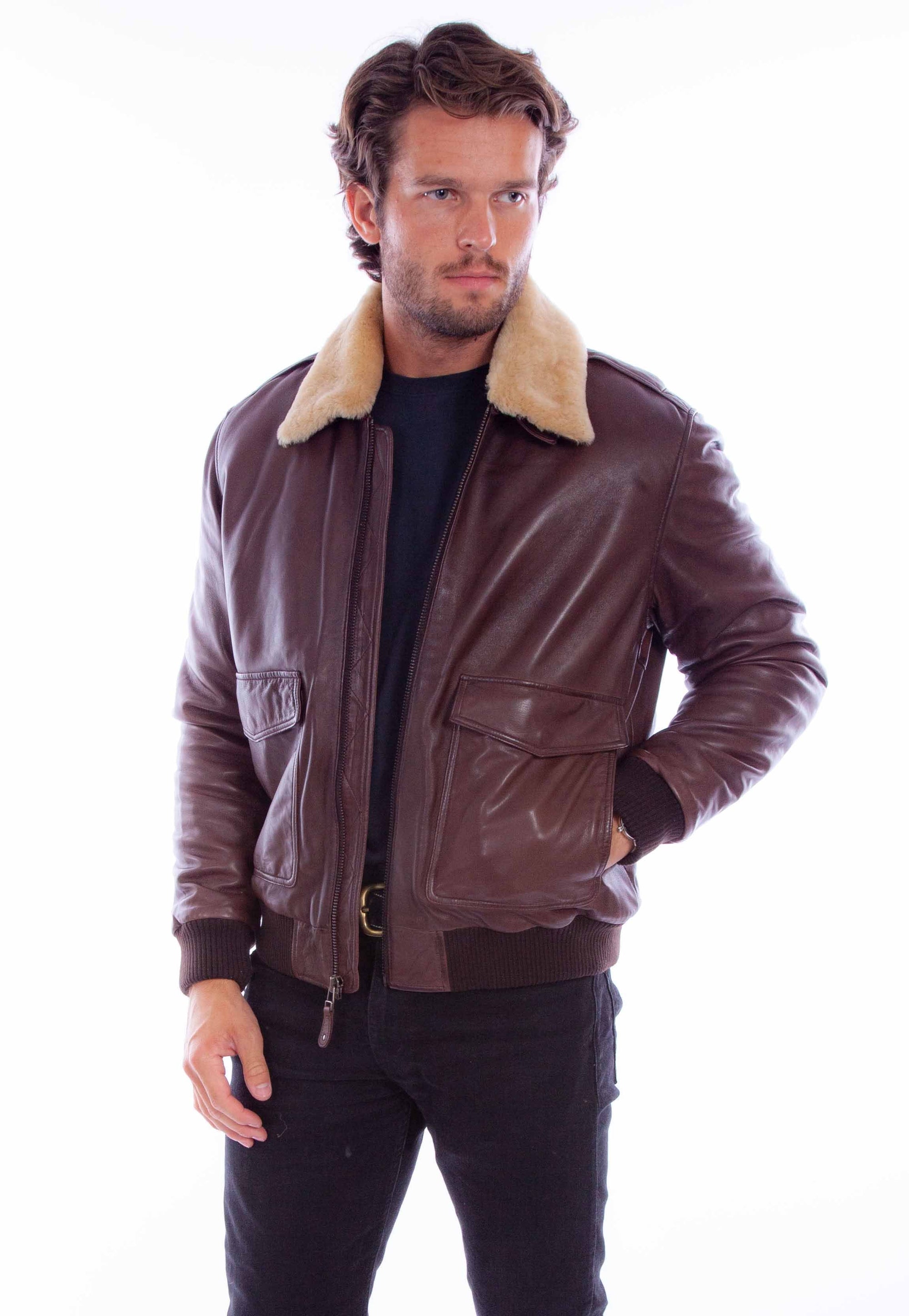Zip Front Bomber - 2048