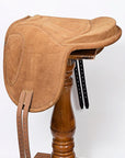 Sp101-F Baretek English Leather Bareback Horse Saddle Pad Trail Riding