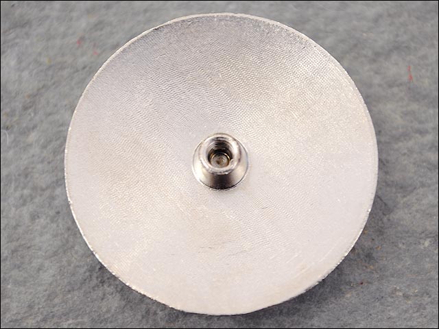 Western Screw Back Concho Nickle Wheel Shape W/Rope Edge Saddle Belt