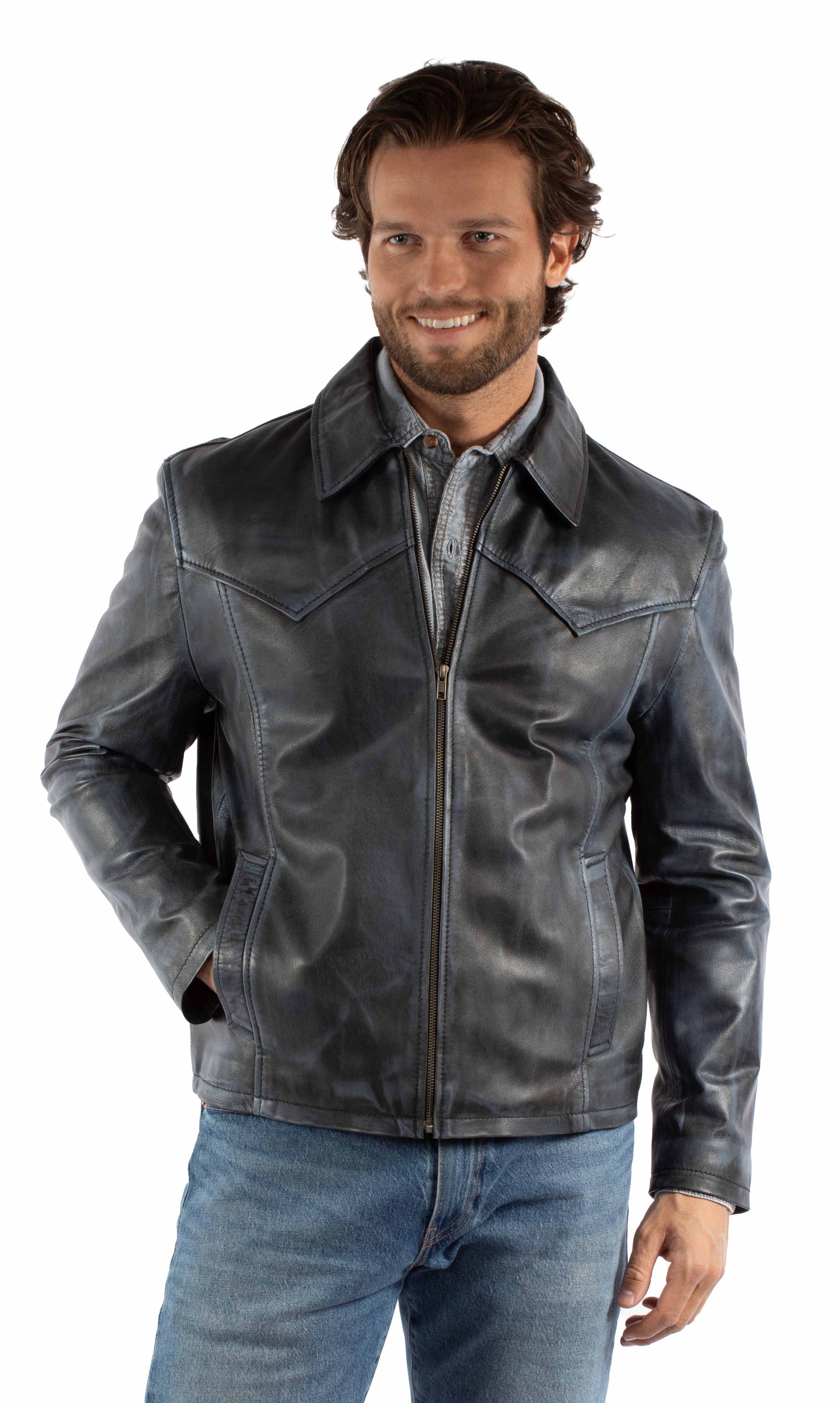 Men's Zip Front Jacket - 2064