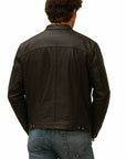 Versatile Leather Jacket With Clean Silhouette For Everyday Urban Style And Comfort