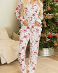 Paris Pants Pajama Set Long Sleeve Top