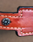 Western Horse Headstall Tack Bridle American Leather Mahogany Hilason