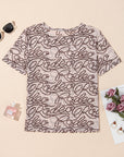 Western Rodeo Mesh Short Sleeve T-Shirt