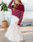 Maliyah Lace Flowy Maxi Skirt