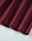 Julietta Mixed Textured Knitted Sweater