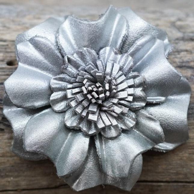 Hand Painted Leather Flowers - Carnations