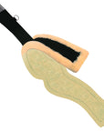 ExionPro 'AdaptLine' Wave Over Lay Girth - Grey Elastic with White Lines