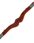 ExionPro 'AdaptLine' Wave Over Lay Girth - Grey Elastic with White Lines