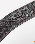 Western Horse Headstall & Breast Collar Tack American Leather Dark Brown Hilason