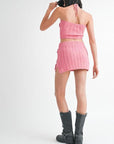 MINI CROCHET SKIRT