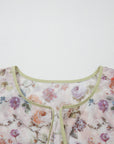 Andi Striped Detail Babydoll PLUS Blouse