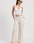 CROCHET LACE TOP
