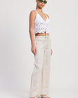 CROCHET LACE TOP