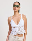 CROCHET LACE TOP