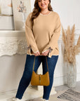 Anaiah Decor Cuffs Loose PLUS Sweater