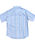 Birds And Lei Hawaiian Print Short Sleeve Shirt With Vibrant Exotically Tropical