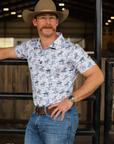 YIPPE-KI-YAY MEN'S PERFORMANCE POLO