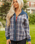 Latara Zip Up Snap Jacket