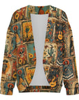 Baha Ranch Dia de las Muertes Drop Shoulder Cardigan