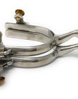 AJ Tack Men's Plain Band Roping Spurs
