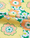 Flower Drop Shoulder Loose Summer T-Shirt