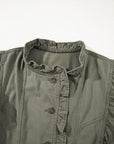Abigail Bay Ruffled Patchwork Jacket