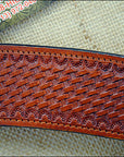 Hilason Western Headstall & Breast Collar Set Horse American Leather Tan