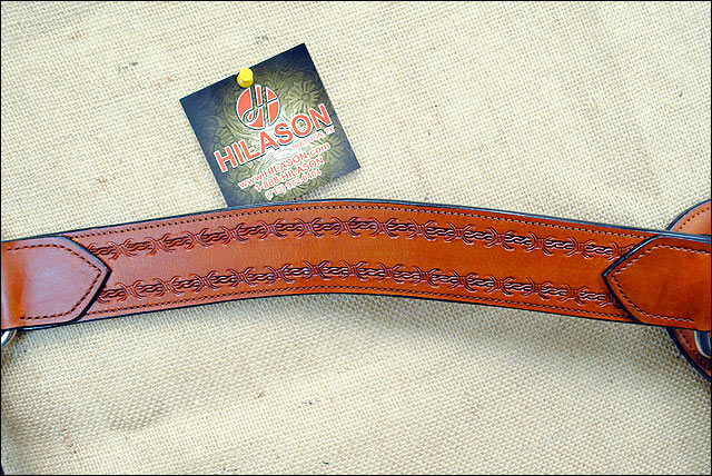 Hilason Western Headstall &amp; Breast Collar Horse American Leather Saddle Tan