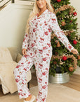 Paris Pants Pajama Set Long Sleeve Top