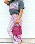 MAMA Camo Graphic Tee & Loose Pant Set