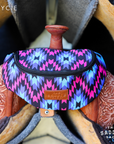 Compact Clip On Saddle Bag With Zipper Closure