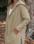 Amelia Snap Hooded Puffer Coat