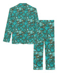 All Turquoise Women's Long Pajama Set