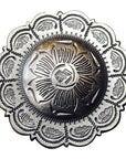 Western Screw Back Concho Floral Carved Saddle Bling Cowgirl